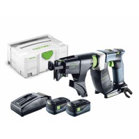 FESTOOL DWC 18-2500 Li 5,2-Plus lentveida skrūvgriezis 2x5,2 Ah