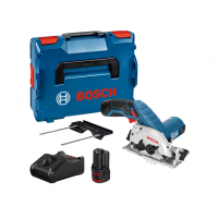 BOSCH GKS 12V-26 diskinis pjūklas 2x3 Ah L-Boxx