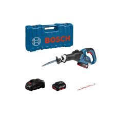 BOSCH GSA 18V-32 tiesinis pjūklas 2x5 Ah