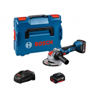 BOSCH GWX 18V-10 kampinis šlifuoklis 2x5 Ah L-Boxx