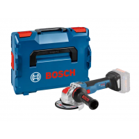 BOSCH GWX 18V-10 SC kampinis šlifuoklis X-LOCK SOLO L-Boxx