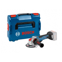 BOSCH  GWX 18V-10 PSC kampinis šlifuoklis X-LOCK SOLO L-Boxx