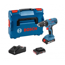 BOSCH GSB 18V-21 smūginis gręžtuvas - suktuvas 2x2 Ah L-Boxx