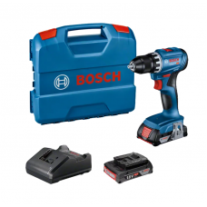 BOSCH GSR 18V-45 gręžtuvas - suktuvas 2x2 Ah L-Case