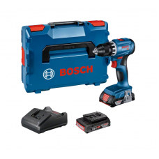 BOSCH GSR 18V-45 gręžtuvas - suktuvas 2x 2 Ah L-Boxx