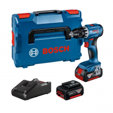 BOSCH GSR 18V-45 gręžtuvas - suktuvas 2x3 Ah L-Boxx