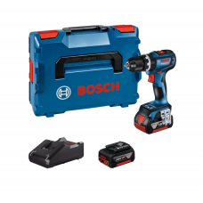 BOSCH GSB 18V-90 C smūginis gręžtuvas - suktuvas 2x5 Ah L-Boxx