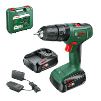 BOSCH EasyImpact 18V-40 smūginis gręžtuvas - suktuvas 2x2 Ah